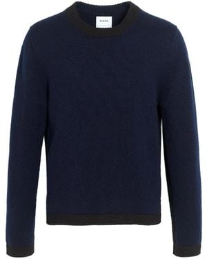 Barrie Round-Neck Cashmere Jumper - Blue