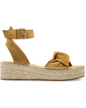 Odissi Knot Ankle Strap Trainers - Metallic