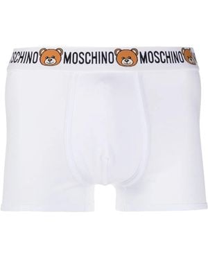 Moschino ロゴ ボクサーパンツ - ホワイト