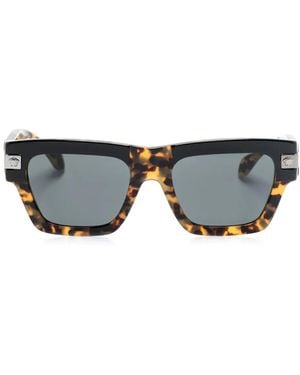 Versace Eckige Sonnenbrille Mit Medusa-Kopf - Blau