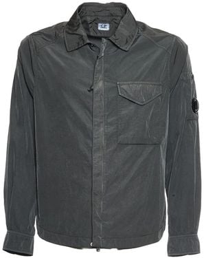 C.P. Company Chrome-R Full Zip Shirt Jacket - Grey