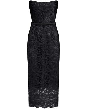 Lethicia Bronstein Vestido midi Daiquiri - Negro