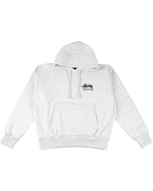 Stussy Santa Ana Logo-Print Hoodie - White