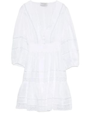 ERMANNO FIRENZE Lace Mini Dress - White