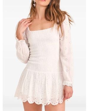 LoveShackFancy Jayce Mini Dress - Pink