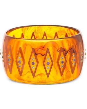 Mark Davis Bracelet En Or 18Ct À Pierres Variées - Orange