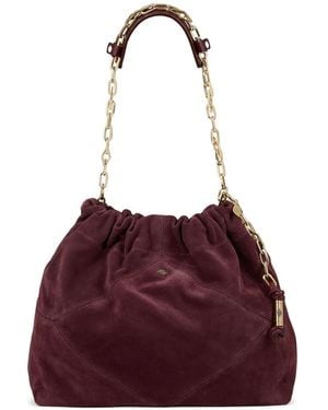 Ba&sh Bolso De Hombro Con Correa De Cadena - Morado