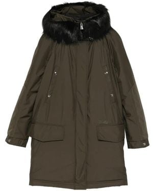 Bally Zip-Up Hooded Coat - Grey