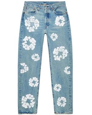 DENIM TEARS X Levi's Wreath Bootcut Jeans - Blue