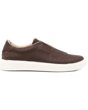 Eleventy Slip-On Trainers - Brown