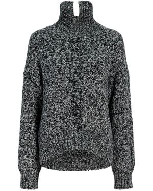 Proenza Schouler Pull Sol À Col Roulé - Noir