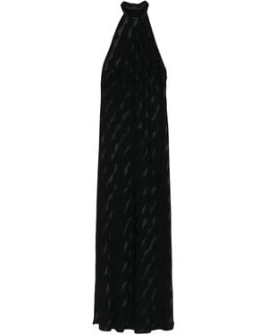 RIXO London Maura Halterneck Dress - Black
