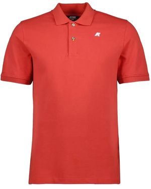 K-Way Piqué Polo Shirt - Red