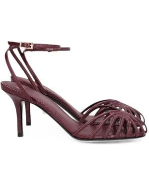 ALEVI Lizard Cage Sandals - Pink