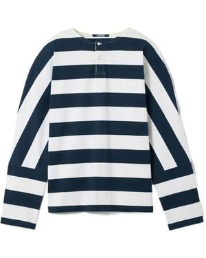 Jacquemus The Marinière Striped Long-Sleeve T-Shirt - Blue