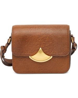 Sessun Bandolera De Piel - Marrón