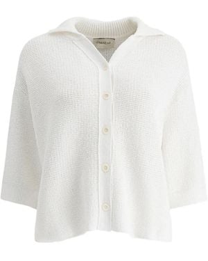 Giorgio Armani Cardigan Con Lavorazione A Nido D'Ape - Bianco
