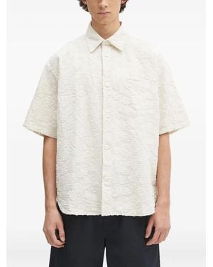 Norse Projects Camisa texturizada de manga corta - Blanco