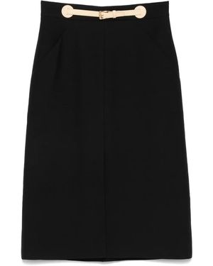 Valentino Garavani Buckled Skirt - Black