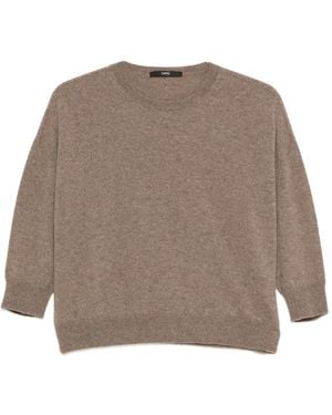 SAPIO Trui Met Ronde Hals - Bruin