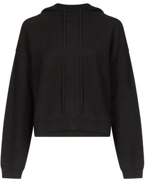 Loulou de Saison Sarla Lds フーデッドトップ - ブラック