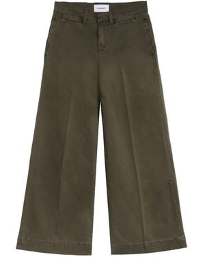 FRAME Pantalones de algodón - Verde
