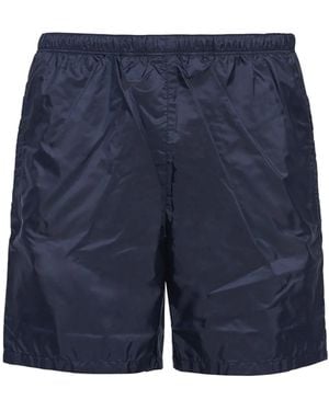 Prada Re-Nylon Swim Trunks - Blue