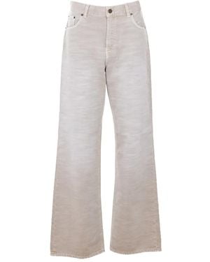 Haikure Korea Bull Five-Pocket Jeans - Grey