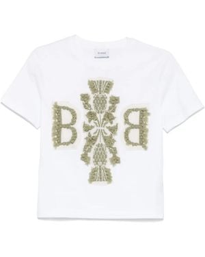 Barrie Logo-Embroidered T-Shirt - White