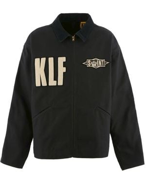 SAINT Mxxxxxx X Tlf Corduroy-Collar Jacket - Black