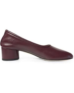 Dear Frances Balla Block-Heel Pumps - Purple