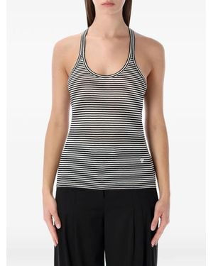 Tom Ford Striped Tank Top - Grey