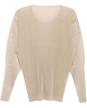 Homme Plissé Issey Miyake Light-Mesh T-Shirt - White