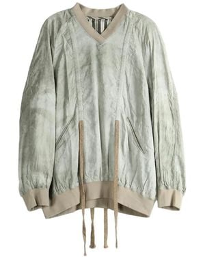 Ziggy Chen V-Neck Long-Sleeve Sweatshirt - Multicolour