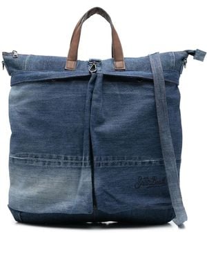 Mc2 Saint Barth Borsa Quadrataa - Blu