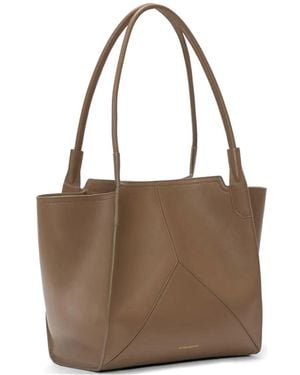 Victoria Beckham Victoria Panelled Leather Tote Bag - Brown