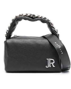 John Richmond Leather Tote Bag - Black