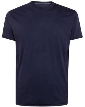 Rrd Ribbed-Trim T-Shirt - Blue