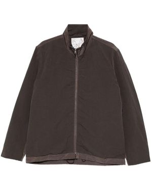 RANRA Zip-Fastening Jacket - Brown