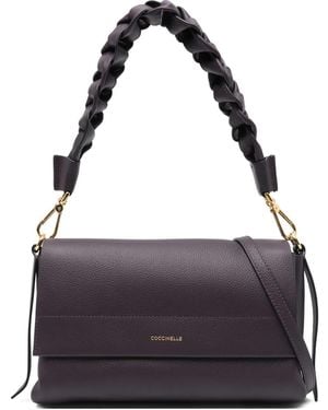Coccinelle Boheme leather shoulder bag - Lila