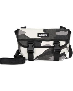Supreme Mini Canvas Messenger Bag - Black