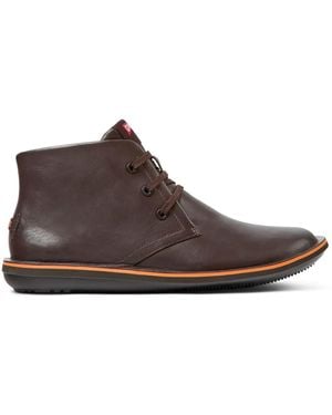 Camper Botas Beetle con cordones - Marrón