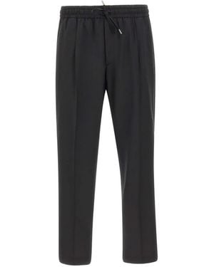 Briglia 1949 Wimbledons Drawstring-Waist Trousers - Black