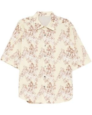 CROQUIS Camisa Con Círculo Estampado - Neutro