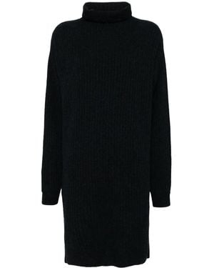 Lemaire High-Neck Maxi Dress - Black