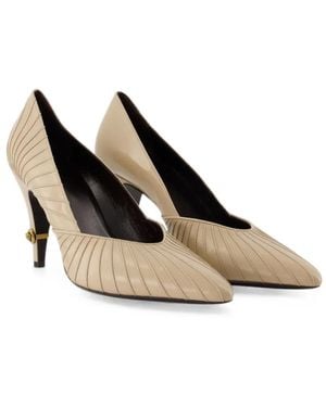 Versace Gianni Medusa '95 Pleated Court Shoes - White