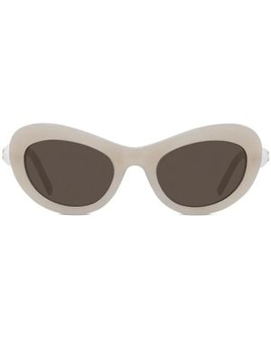 Givenchy Geometrische Sonnenbrille Mit Perlen - Grau