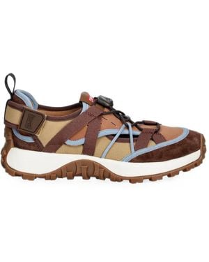 Camper Drift Trail Paneled Toggle-Fastening Slip-Ons - Brown
