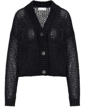 Roberto Collina Button-Fastening V-Neck Cardigan - Black