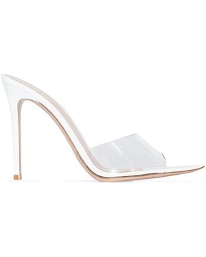 Gianvito Rossi Elle Mules - White